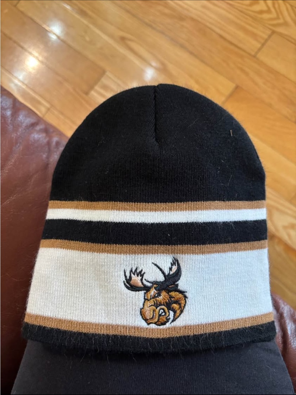 Manitoba Moose Toque Hat Vintage